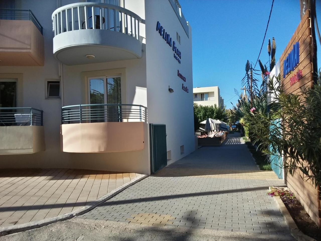 Aparthotel Melina Beach Platanés Exterior foto